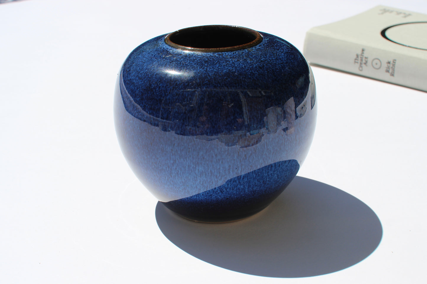 midnight ceramic vase