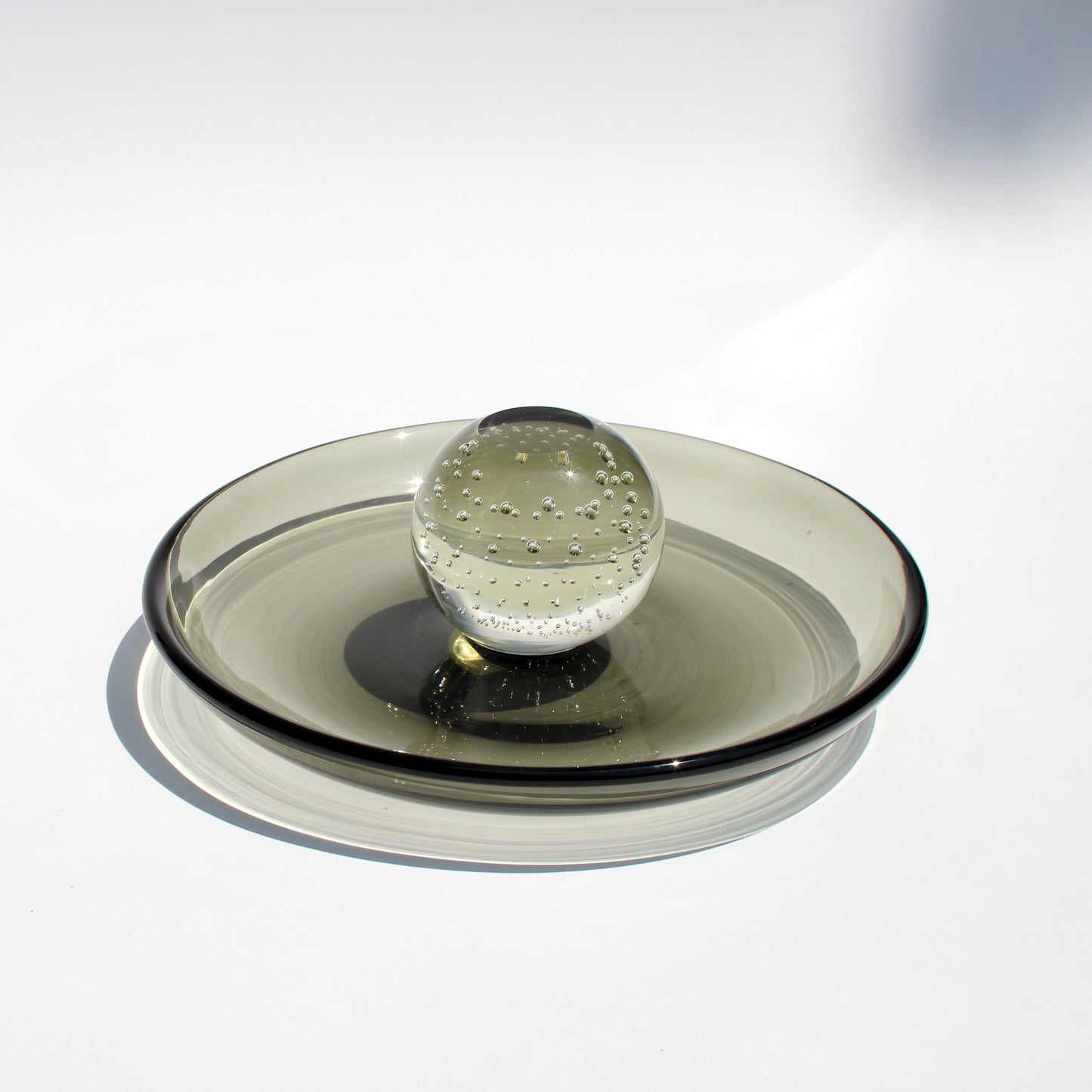 glass orb catchall dish