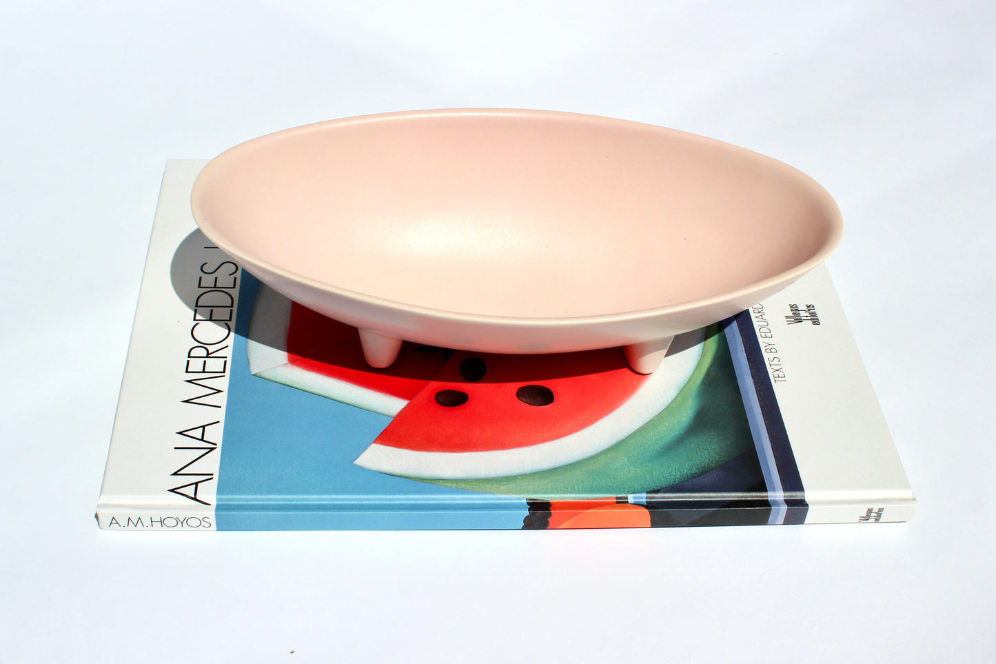 petal pink pedestal vessel