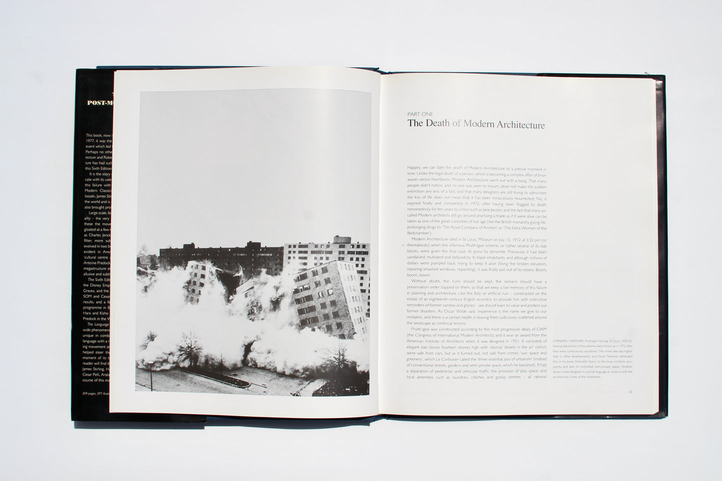 post-modern architecture vintage art book