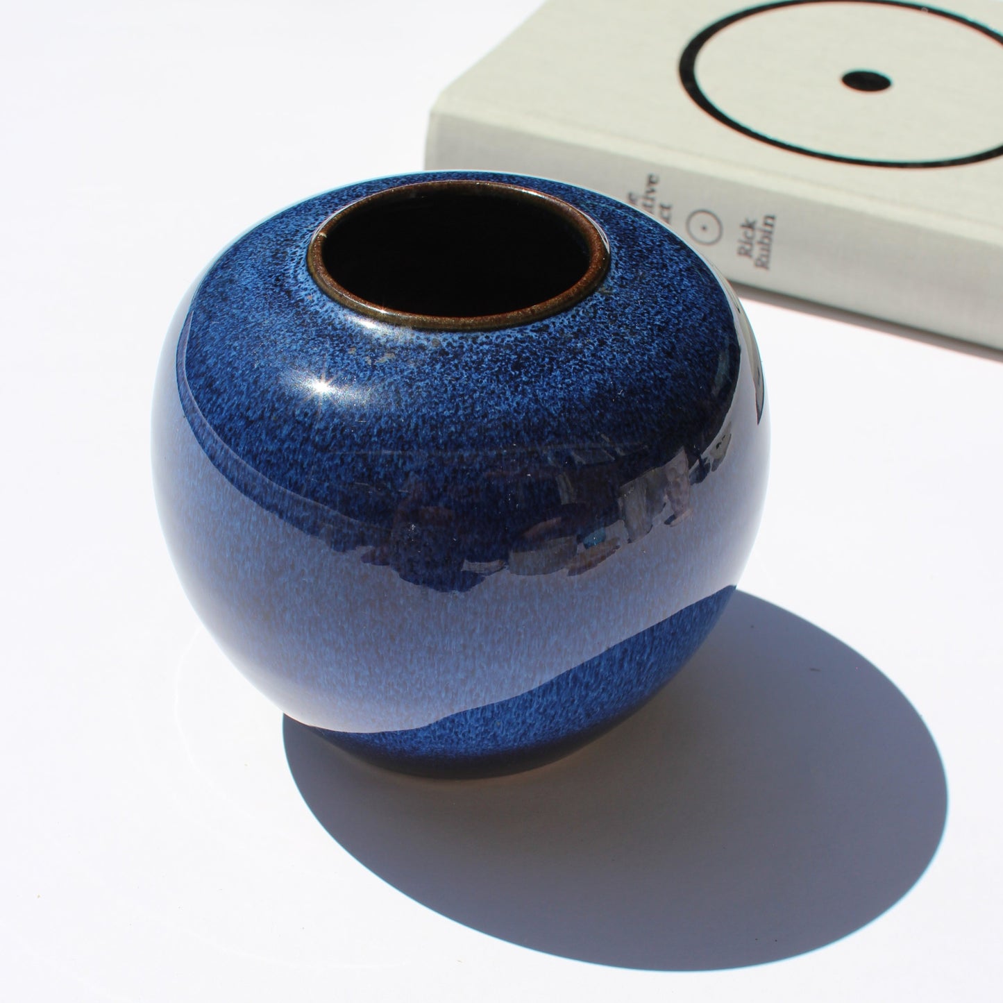 midnight ceramic vase