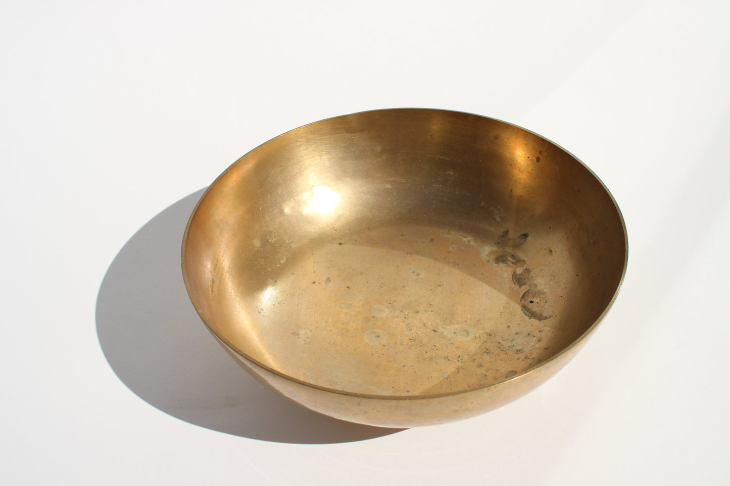 brass footed bowl