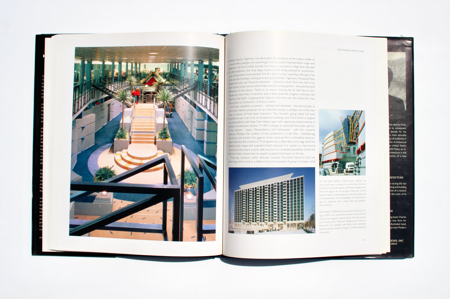 post-modern architecture vintage art book