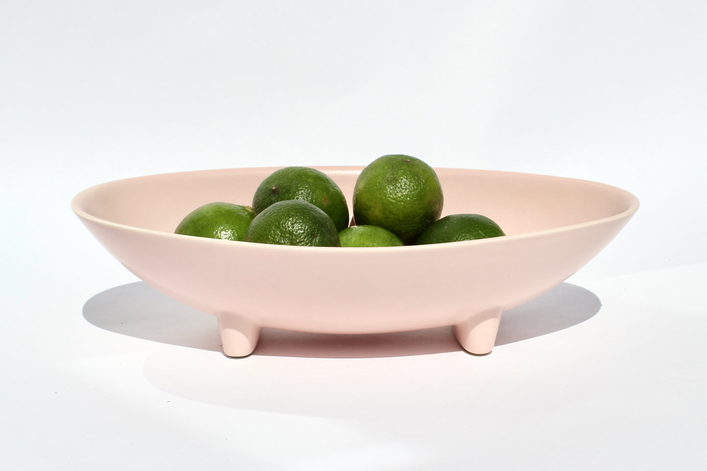 petal pink pedestal vessel