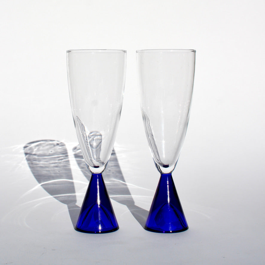 cobalt stem flutes (2)