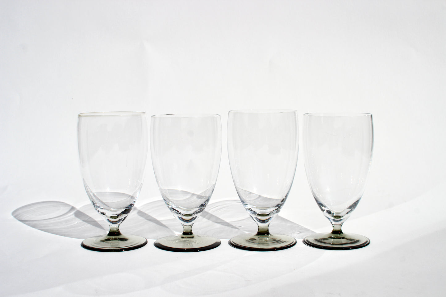 smoked stem cordial glasses (4)