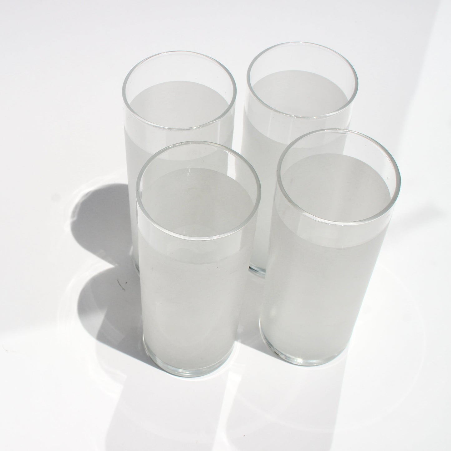 white frost tumblers (4)