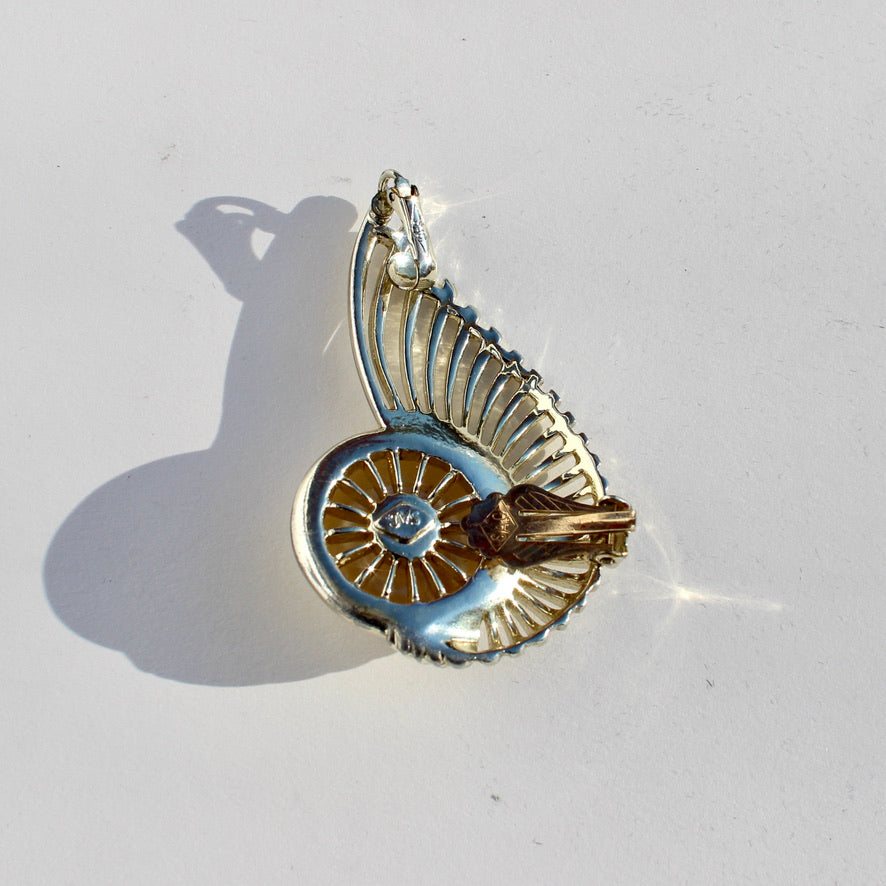 statement shell ear cuff