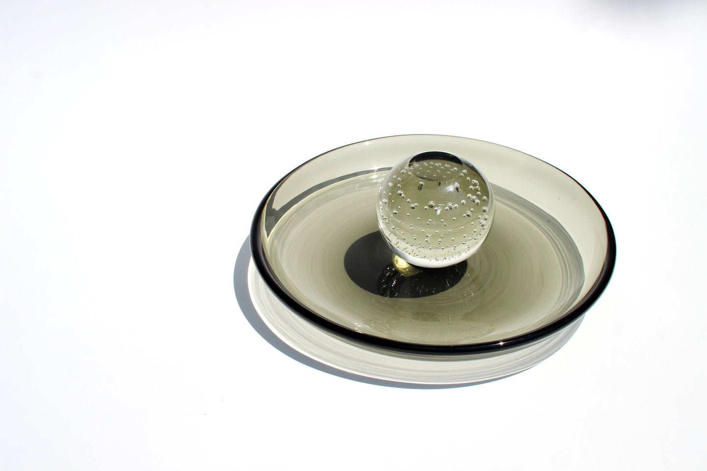 glass orb catchall dish
