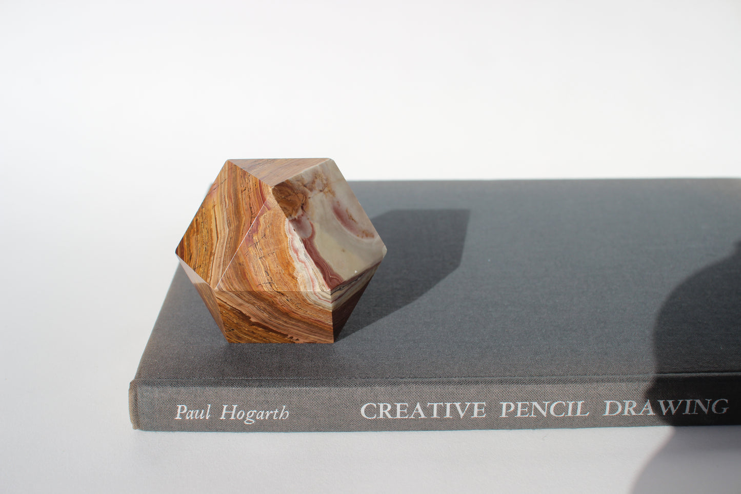 onyx geo paperweight