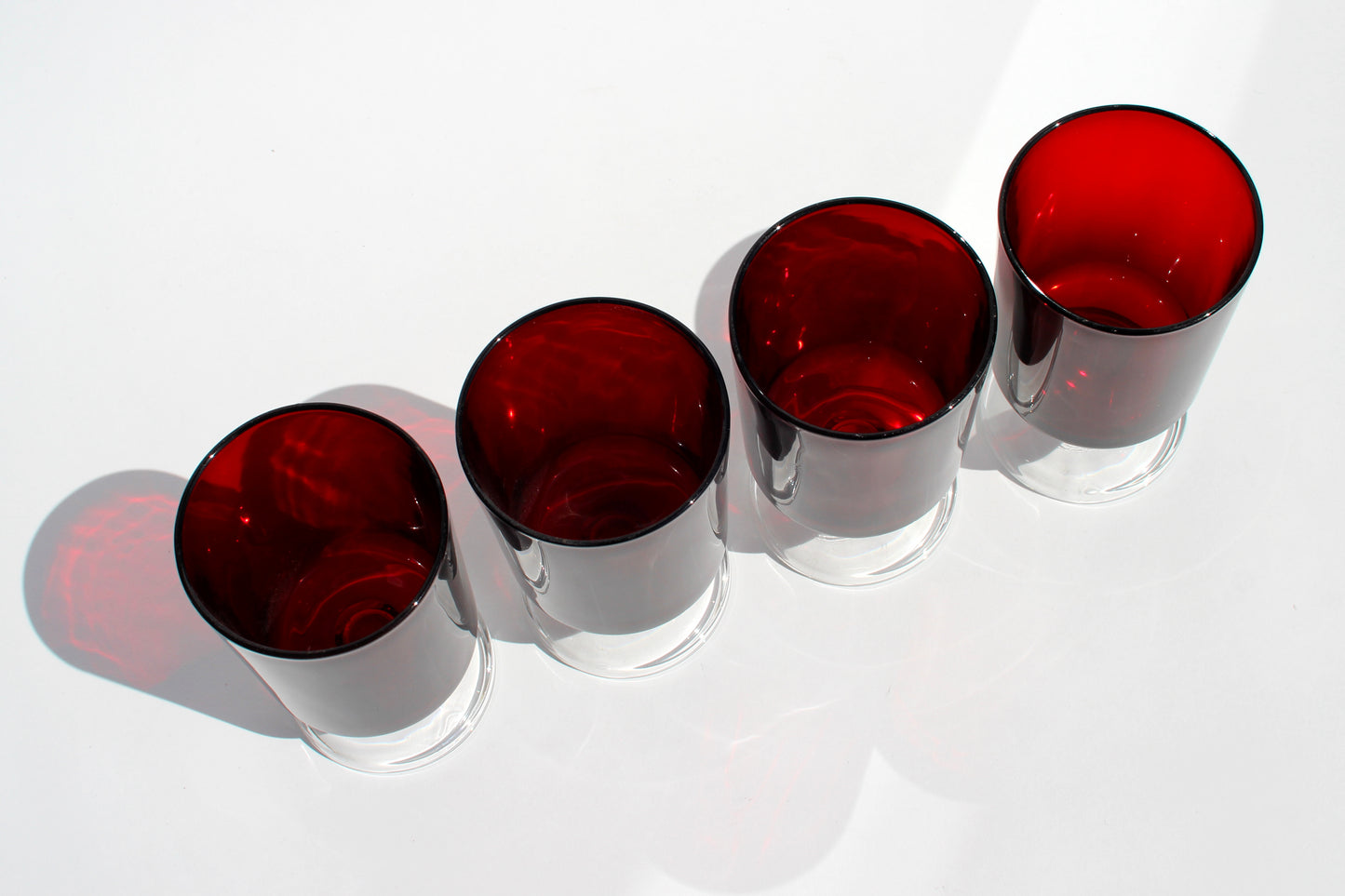 french ruby stemmed glasses (4)