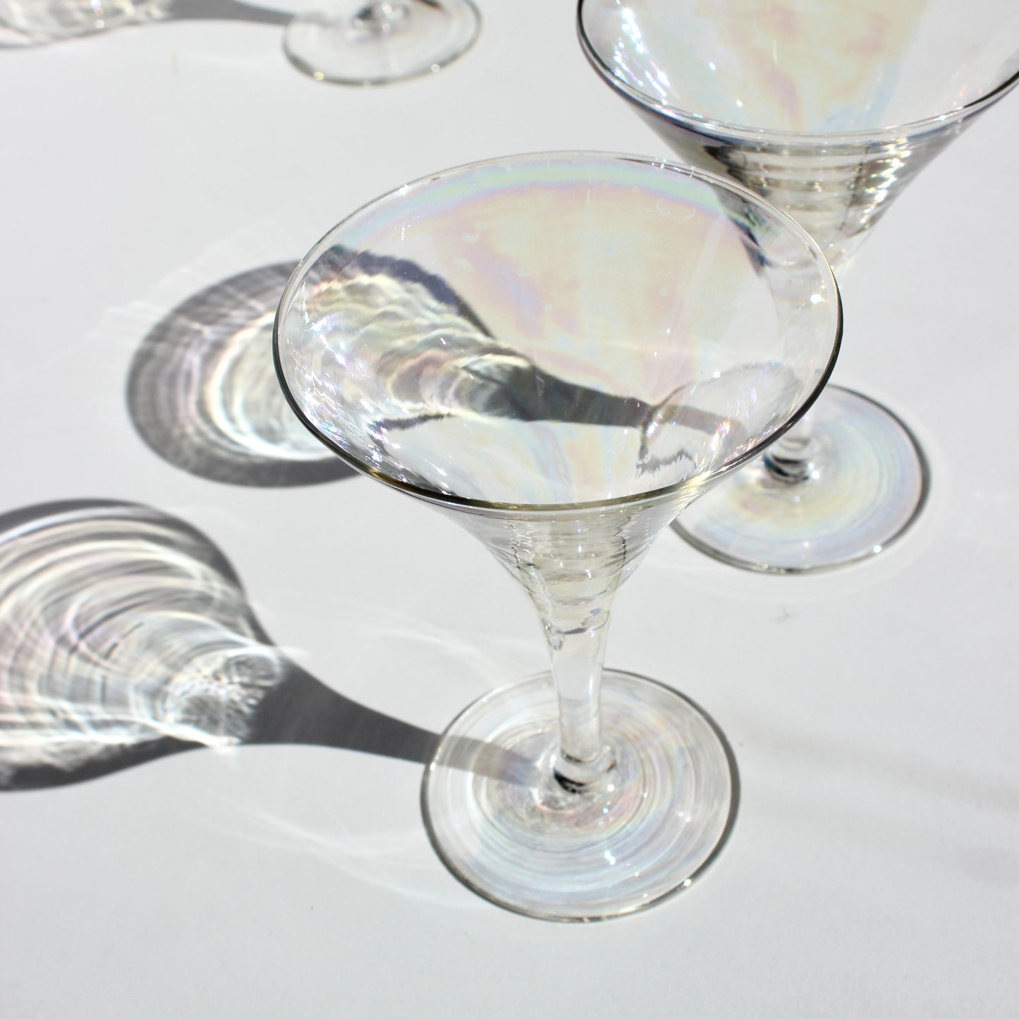 iridescent martini glasses (4)