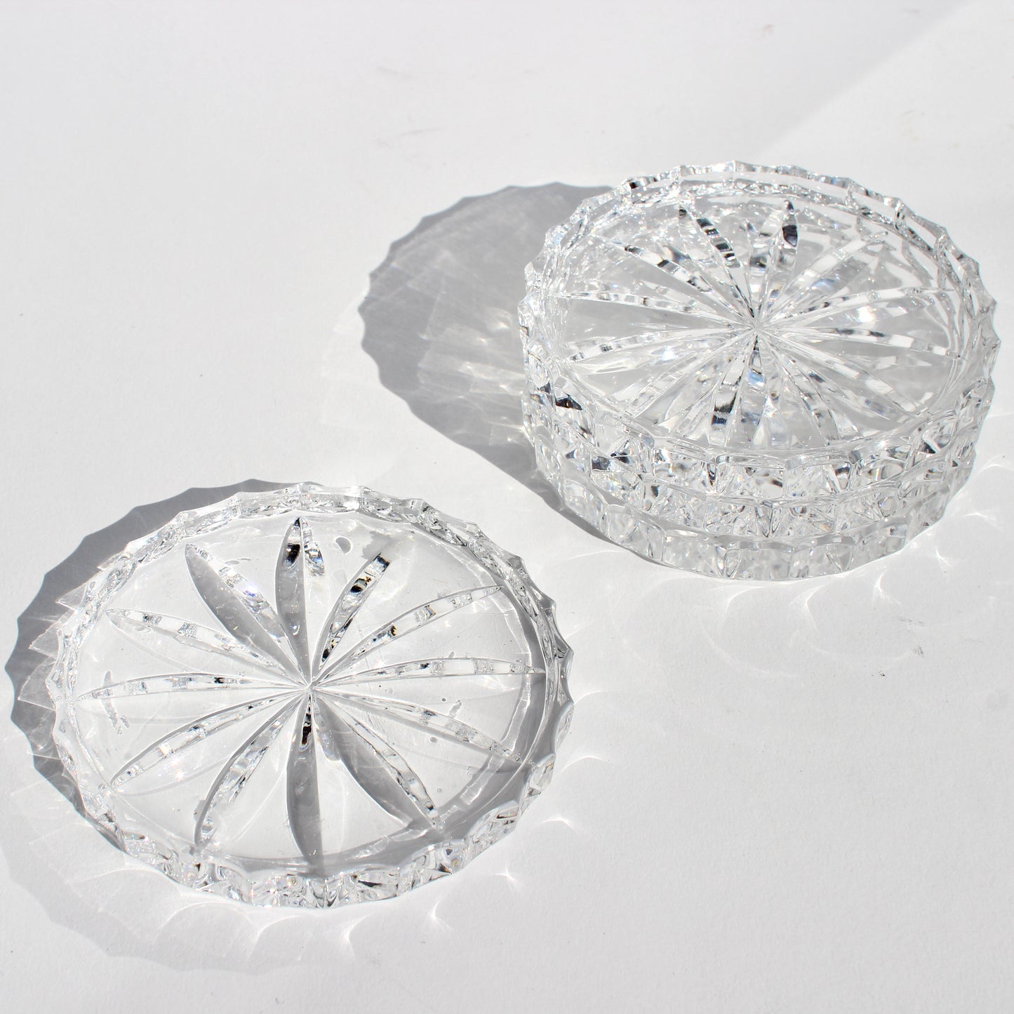 starburst glass coasters