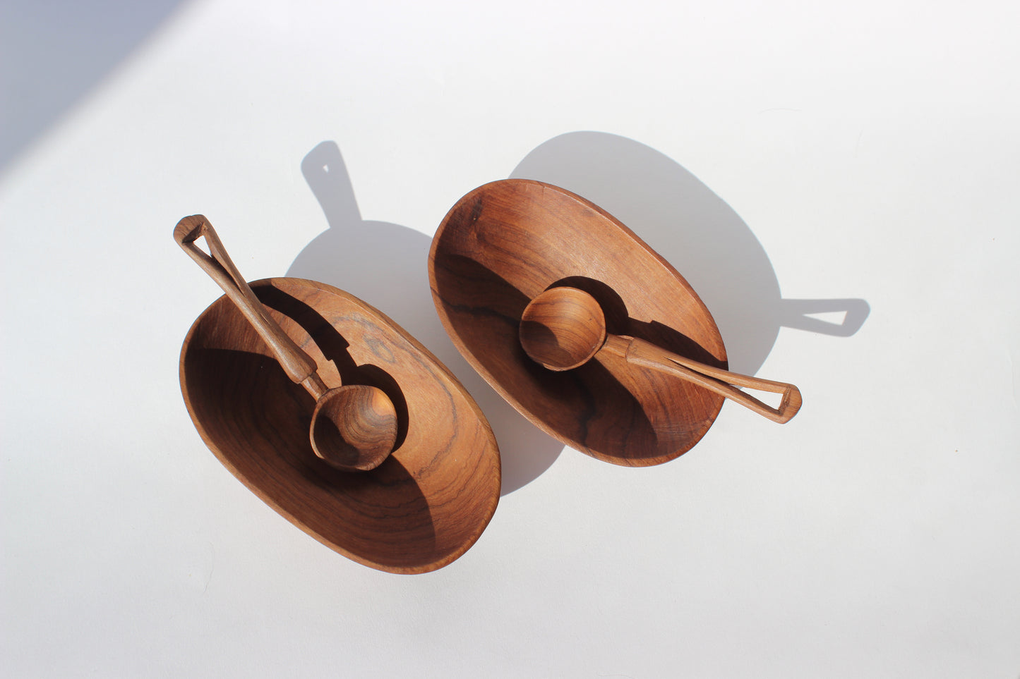 wood pinch bowl + spoon set