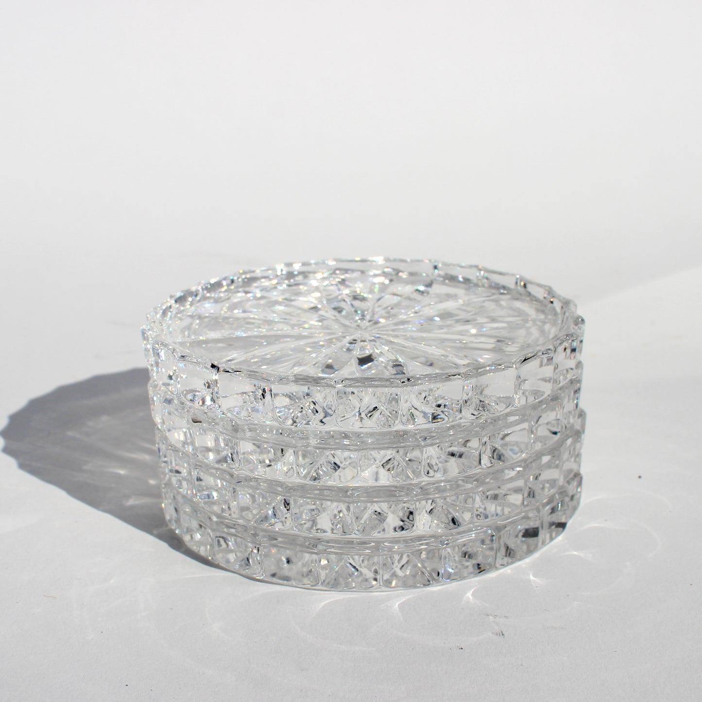 starburst glass coasters
