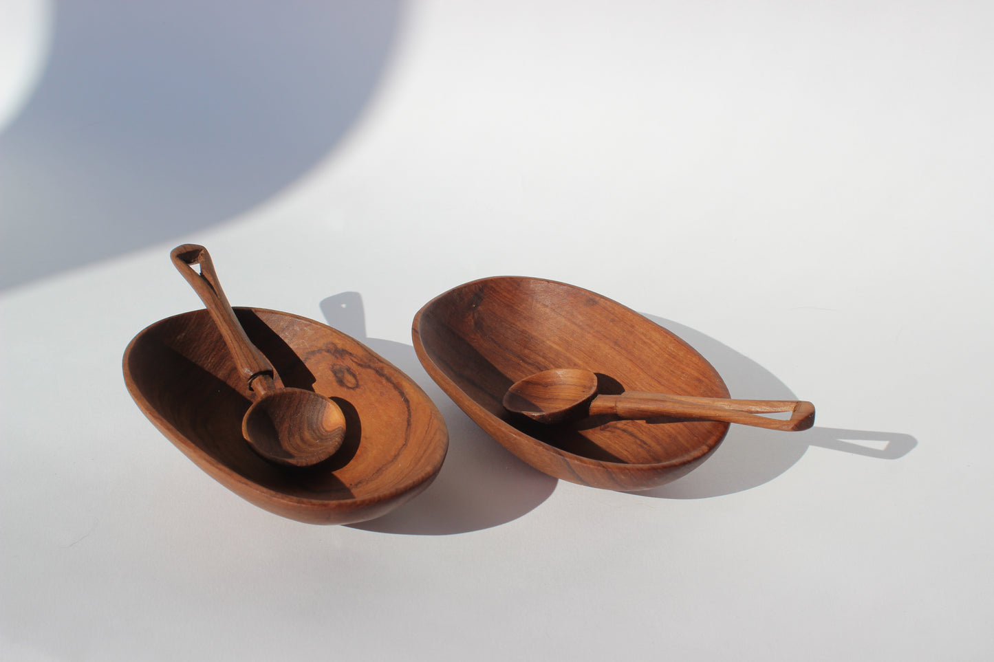 wood pinch bowl + spoon set
