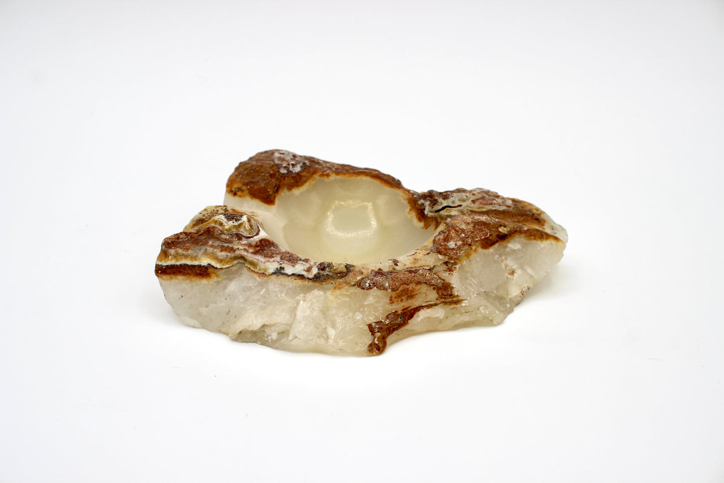 organic stone trinket dish