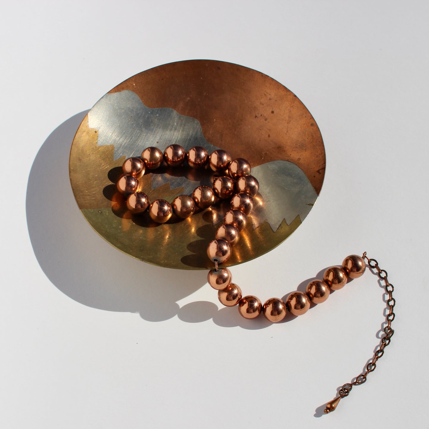 modernist mexican metal dish