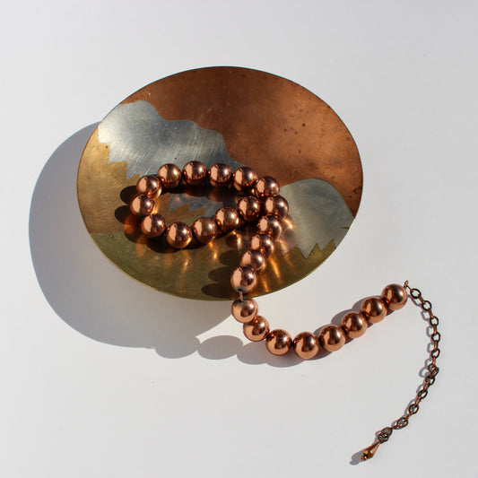 modernist mexican metal dish