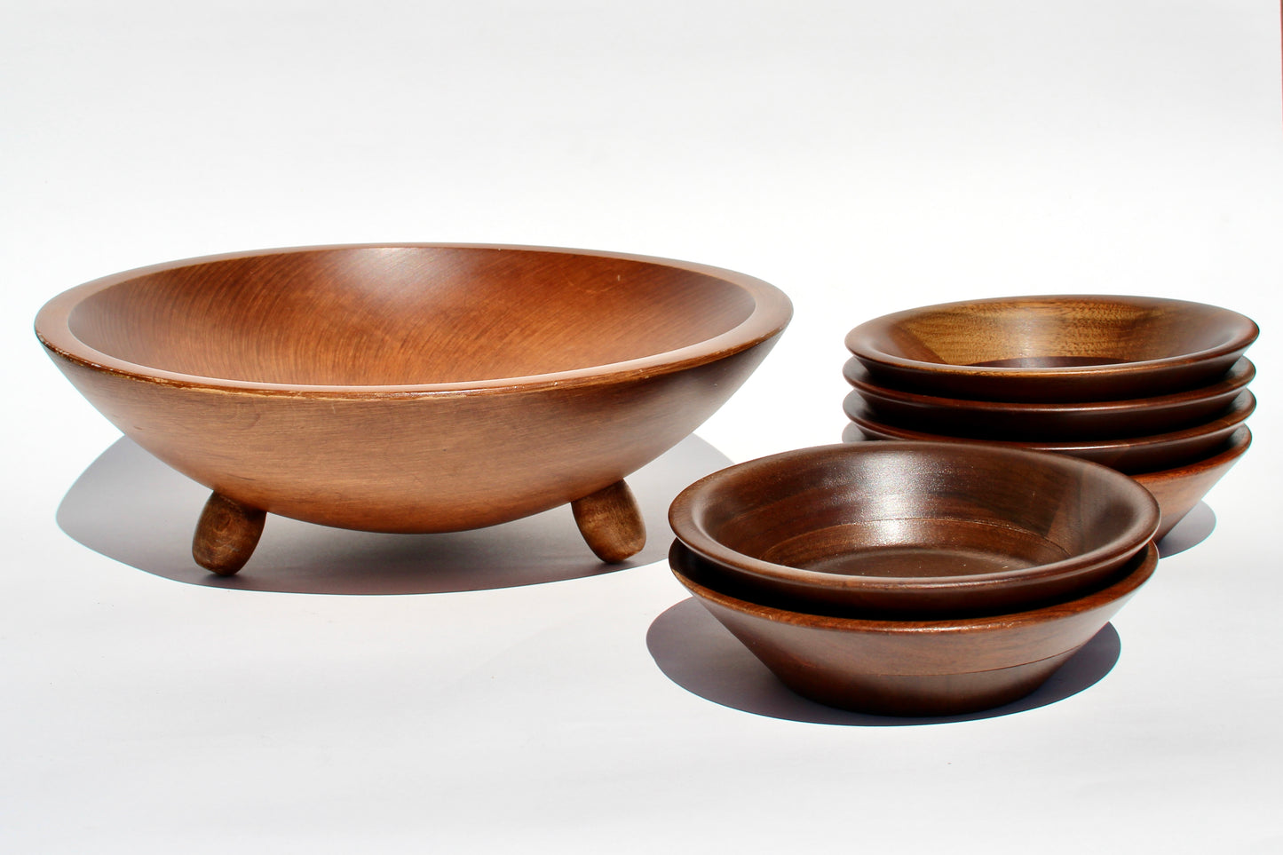 wood salad serving set