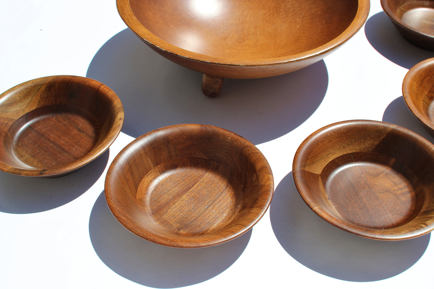 wood salad serving set