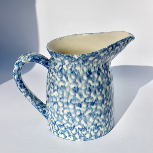 spongeware ceramic pitchers