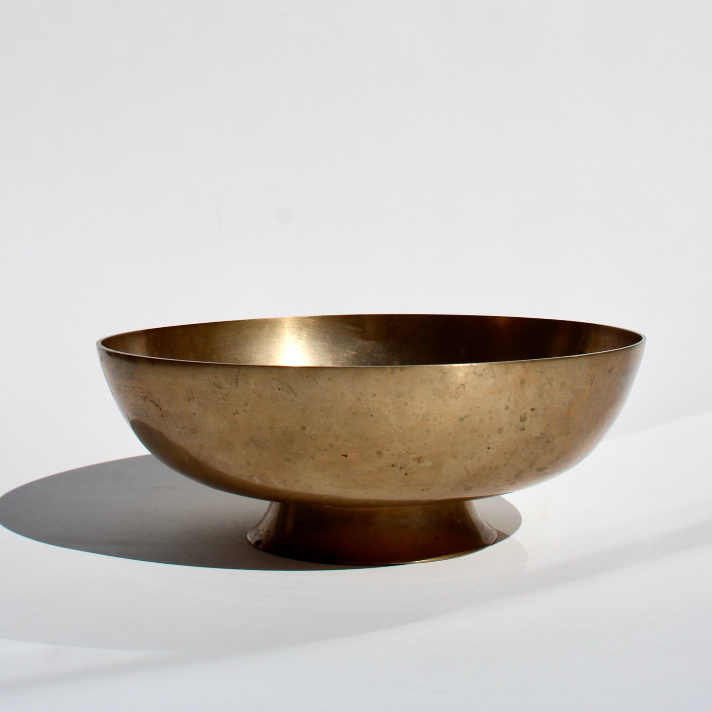 brass footed bowl