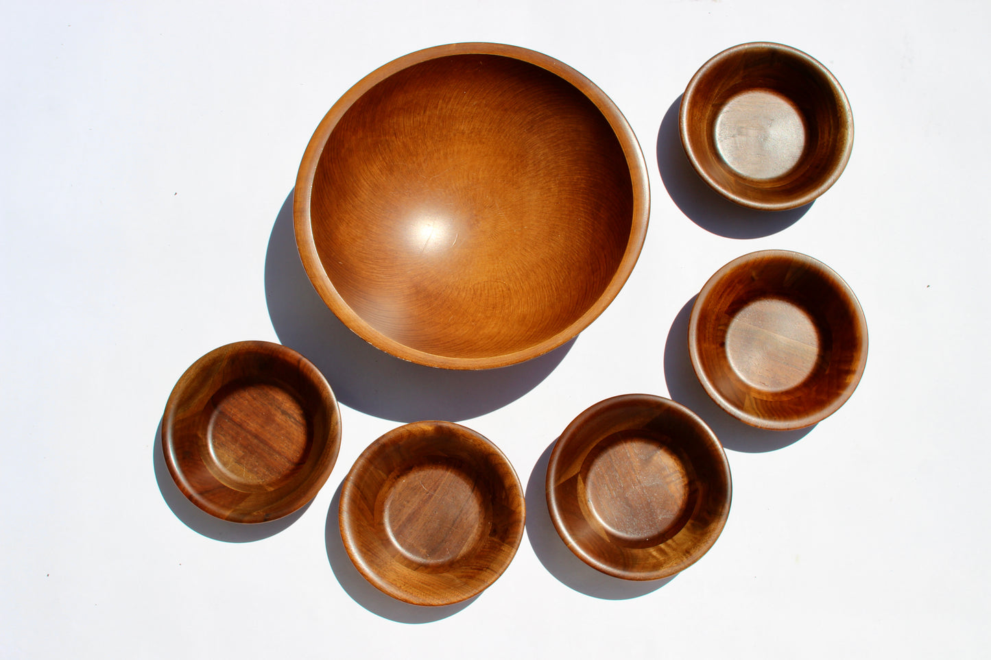 wood salad serving set