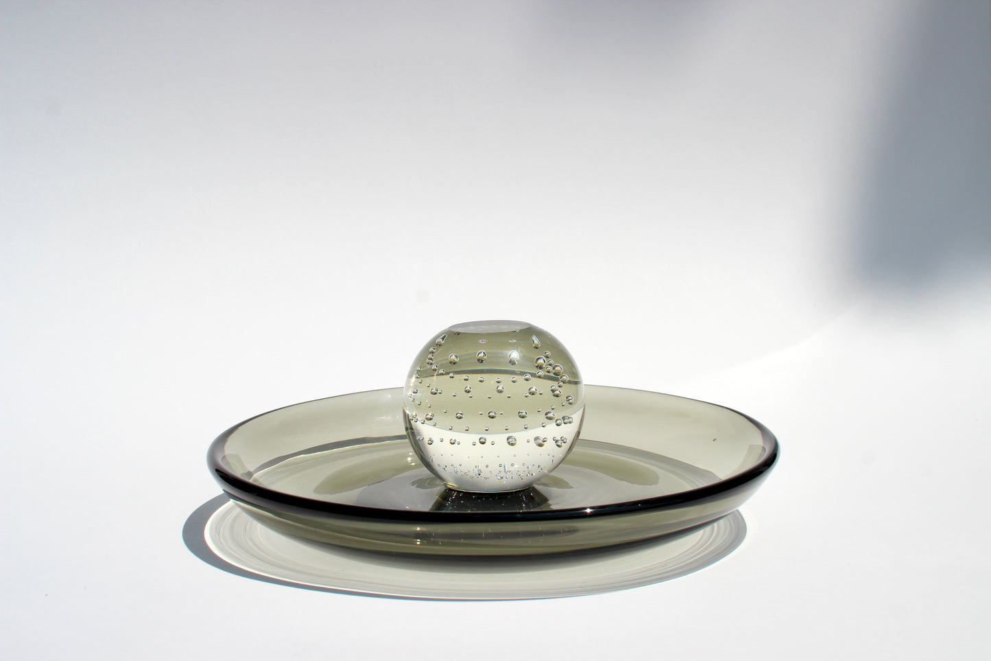 glass orb catchall dish