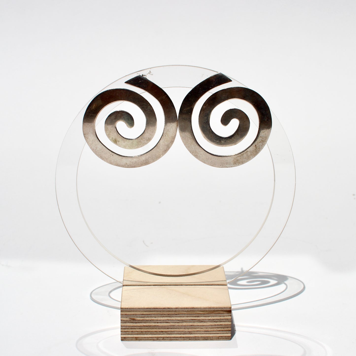 spiral swirl earrings