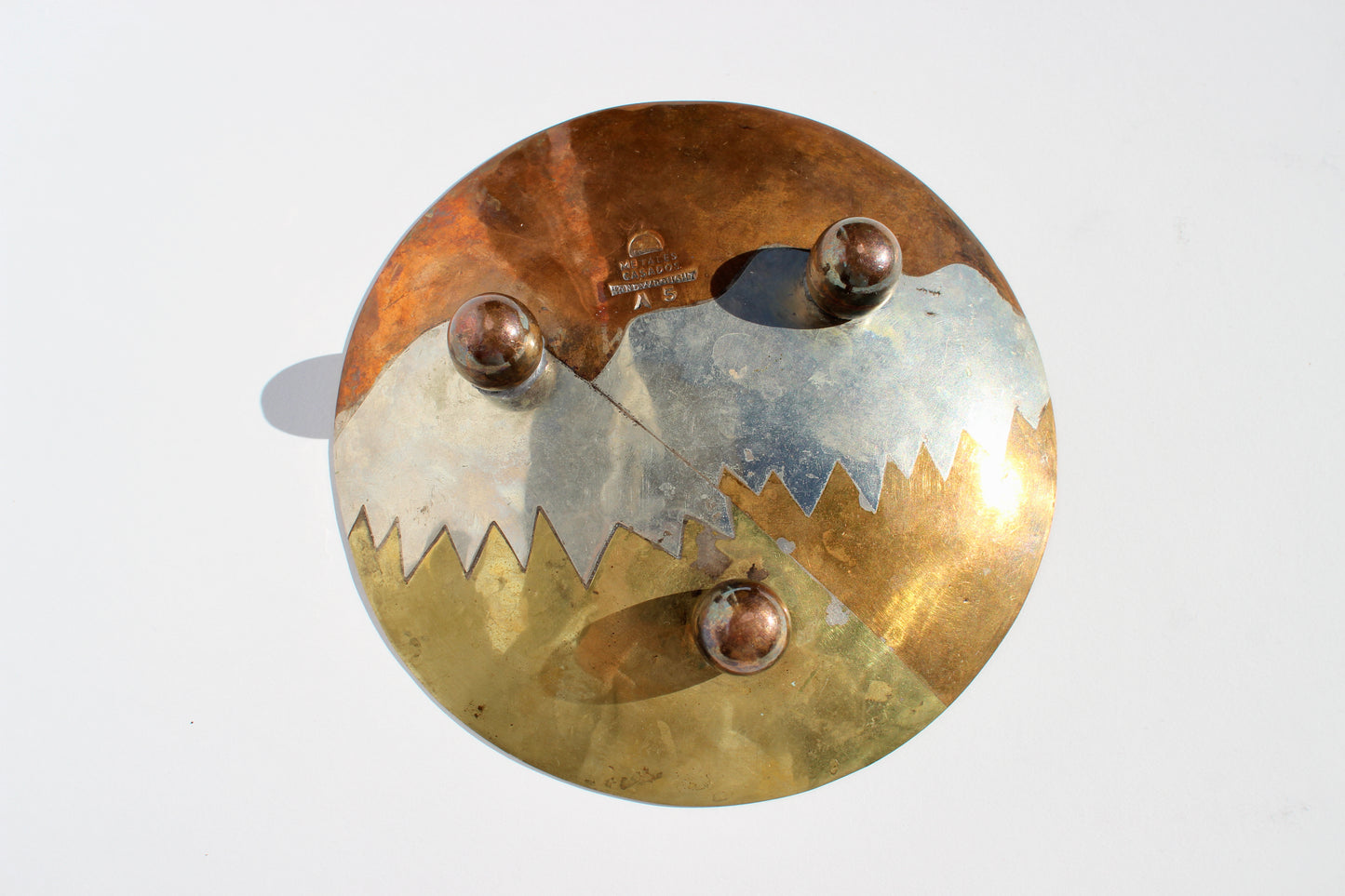 modernist mexican metal dish
