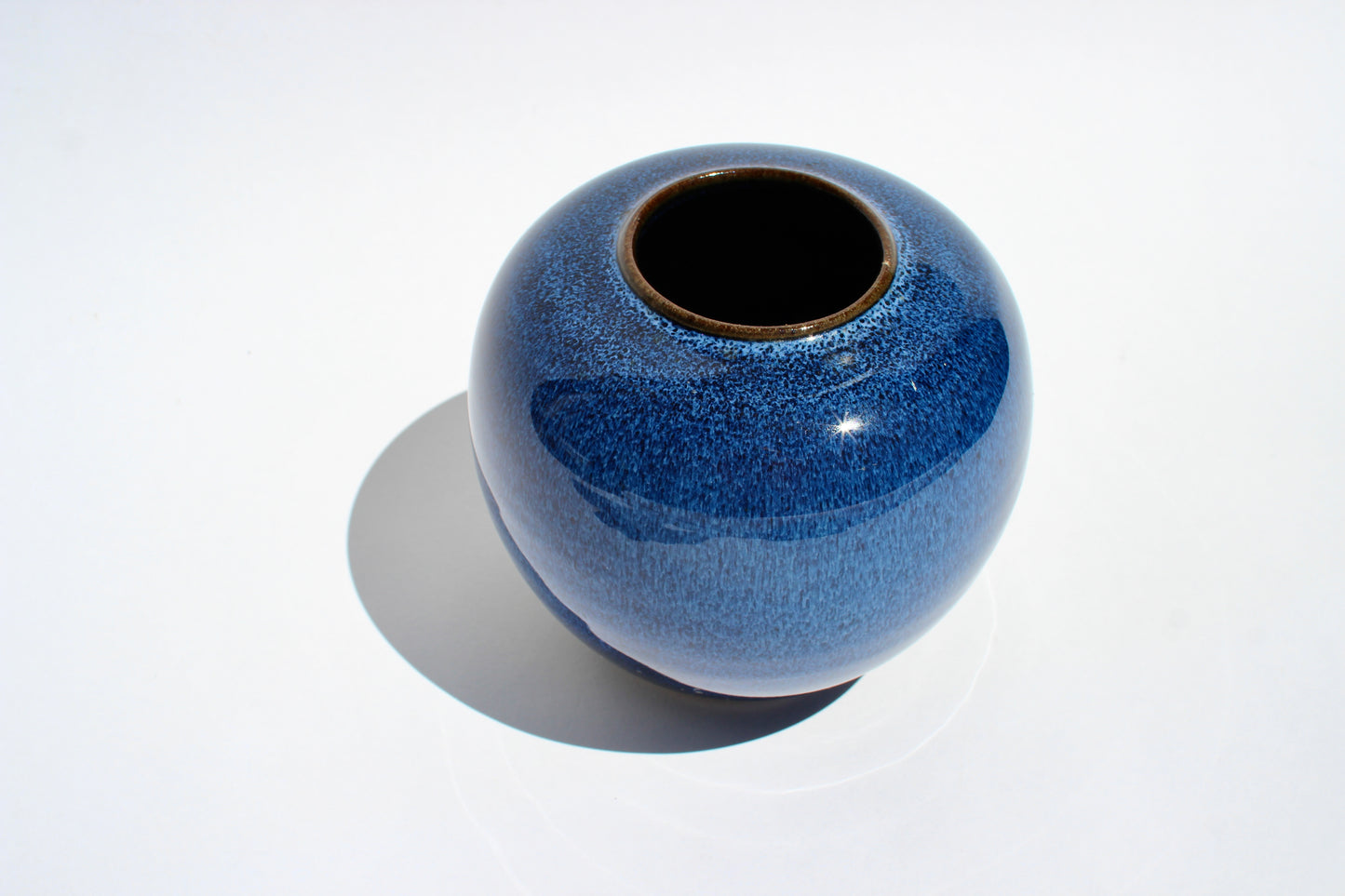 midnight ceramic vase