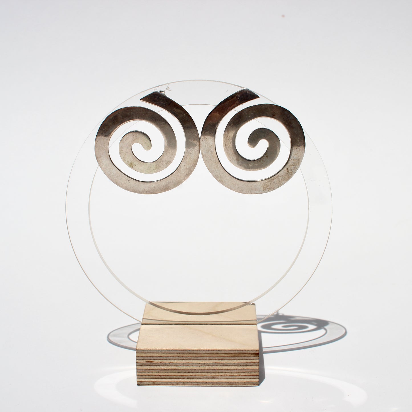 spiral swirl earrings