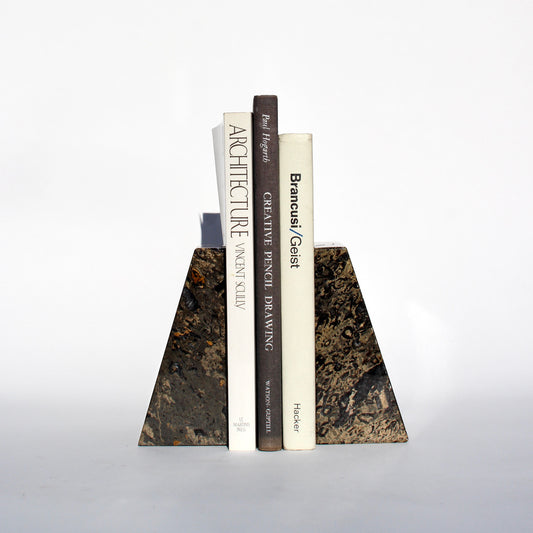 stone slant bookends
