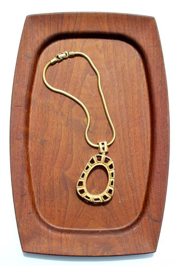 golden statement necklace