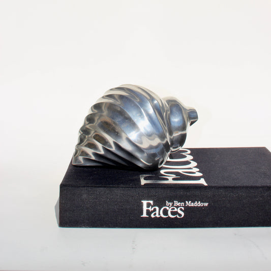 metallic shell sculpture