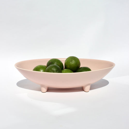 petal pink pedestal vessel