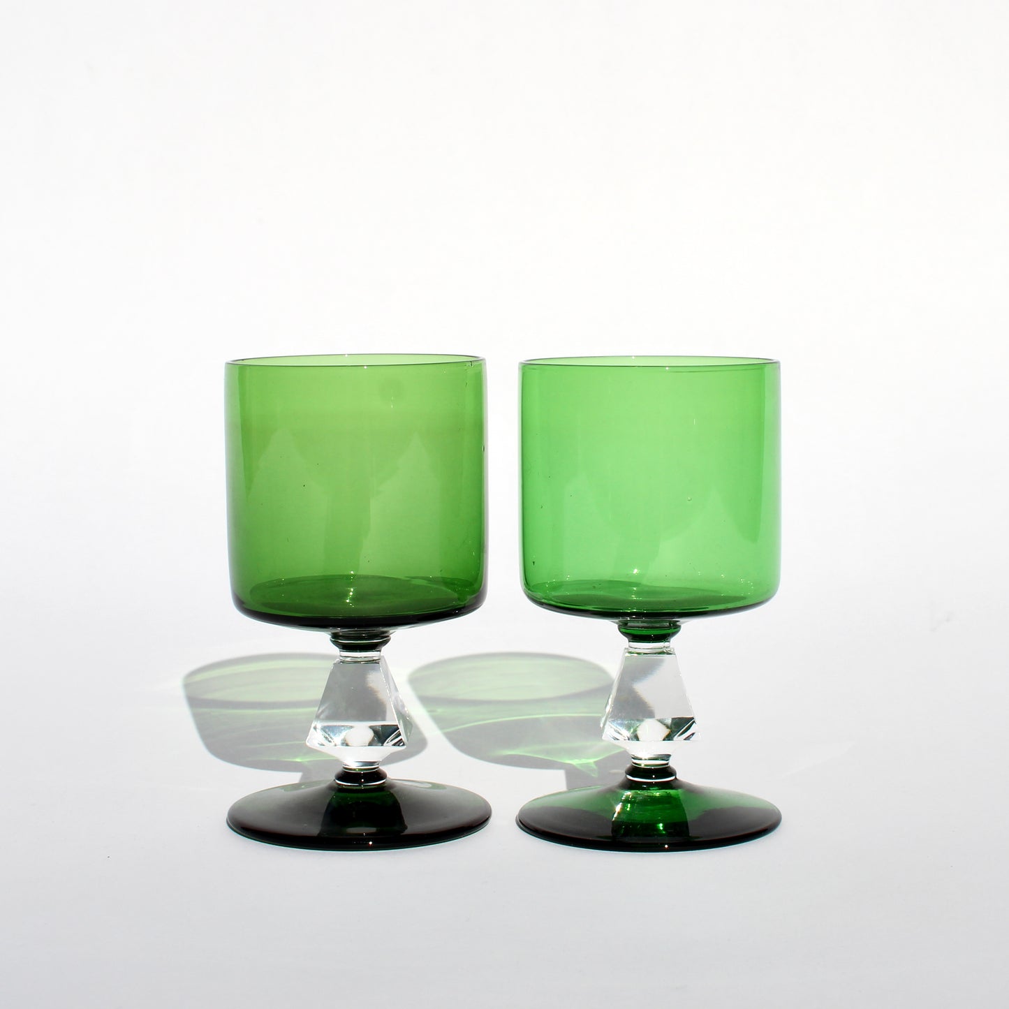 emerald green glasses
