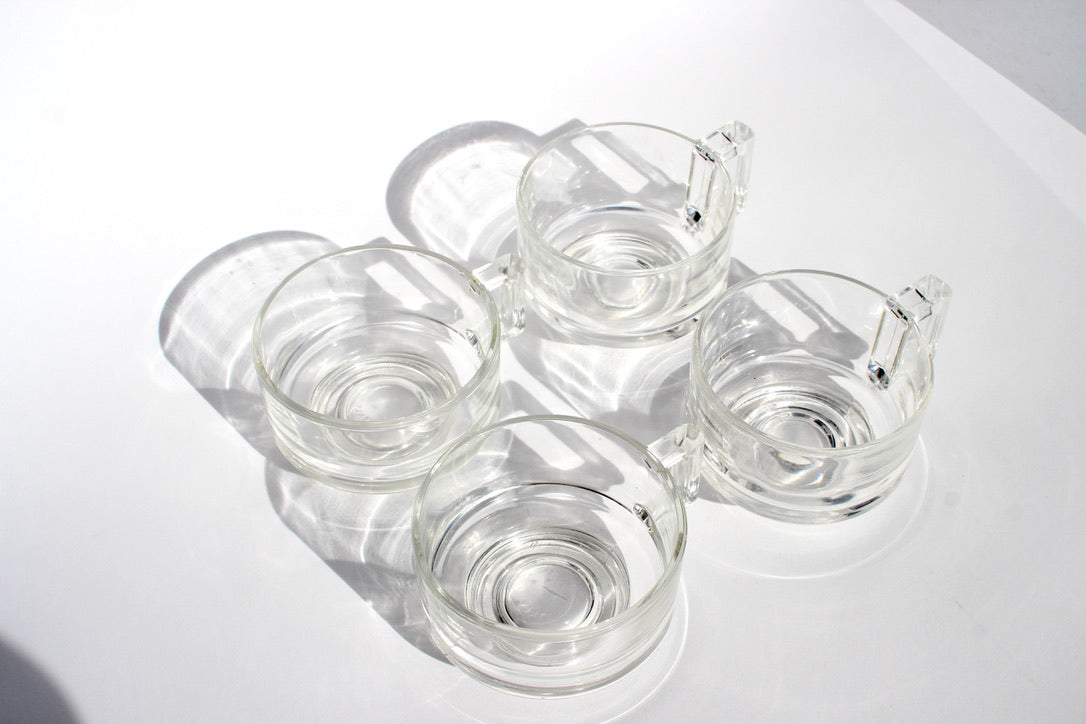 italian modernist glass coffee cups (4)