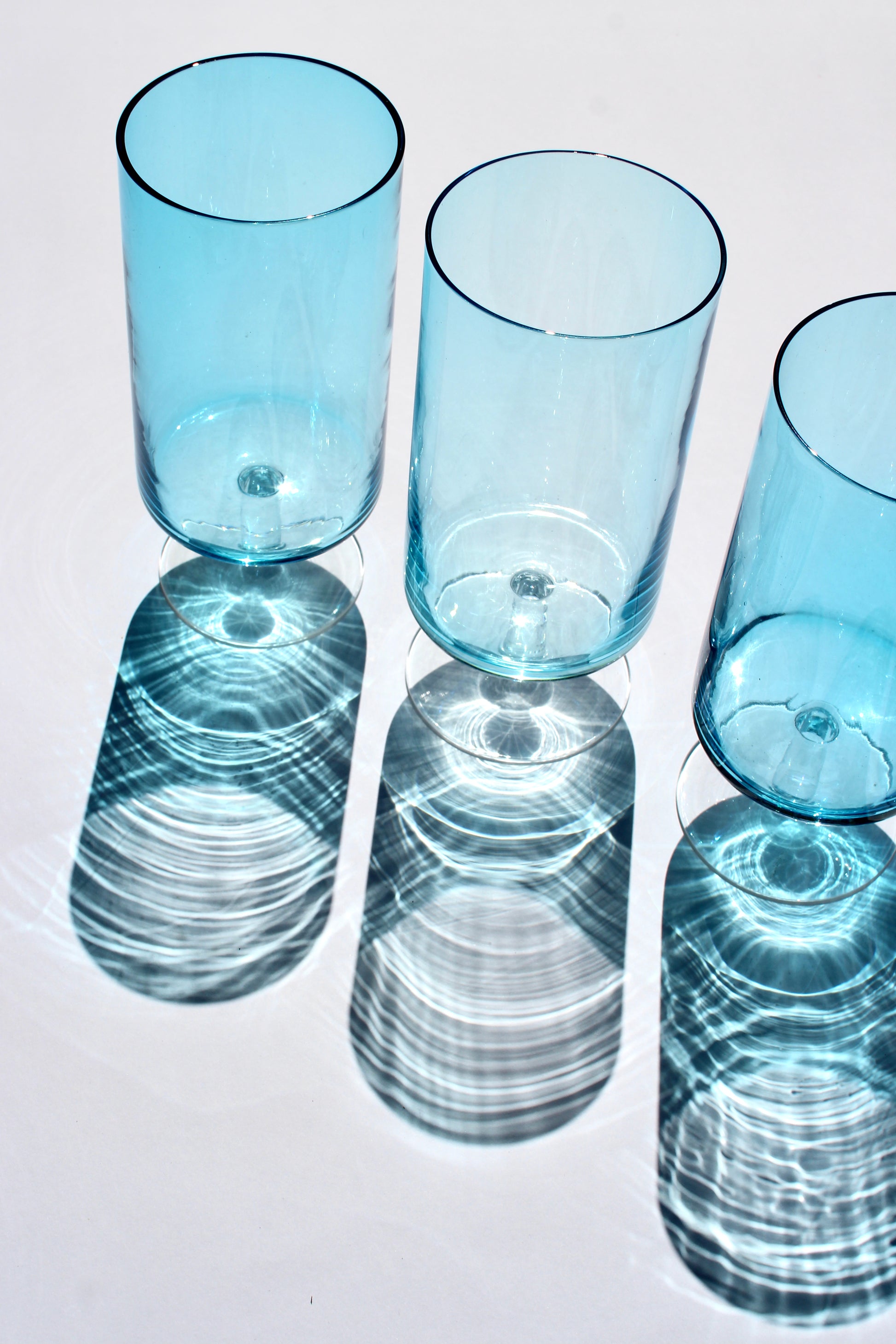 Design water glasses Made in France