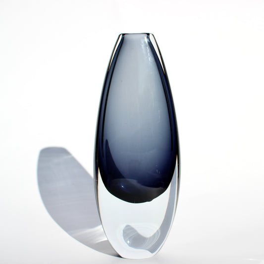 midcentury swedish glass vase