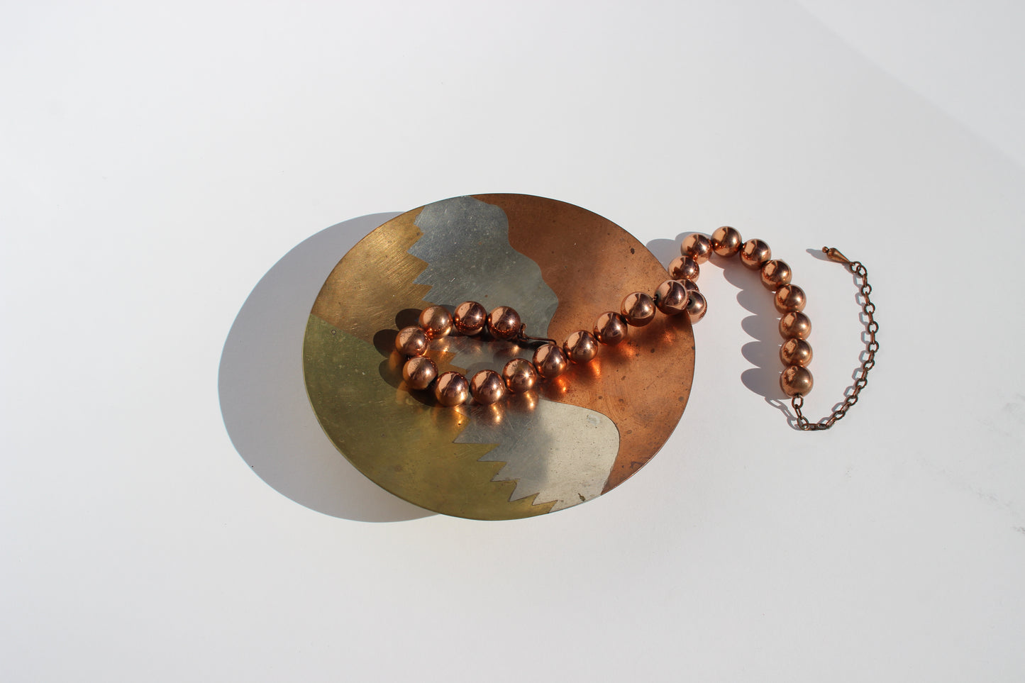 modernist mexican metal dish