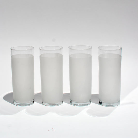 white frost tumblers (4)