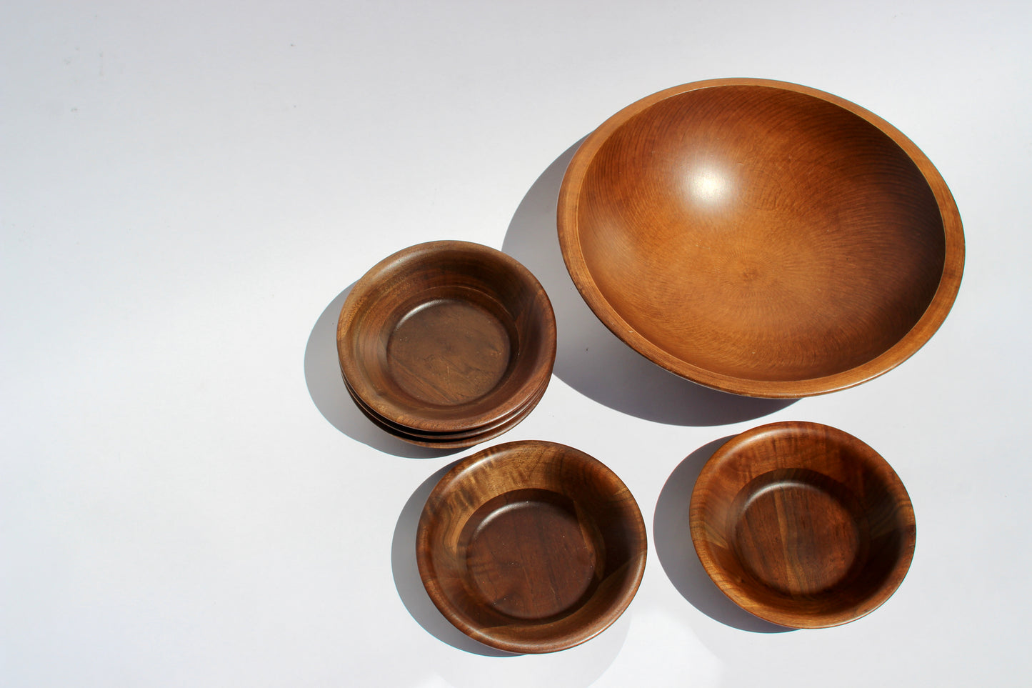 wood salad serving set