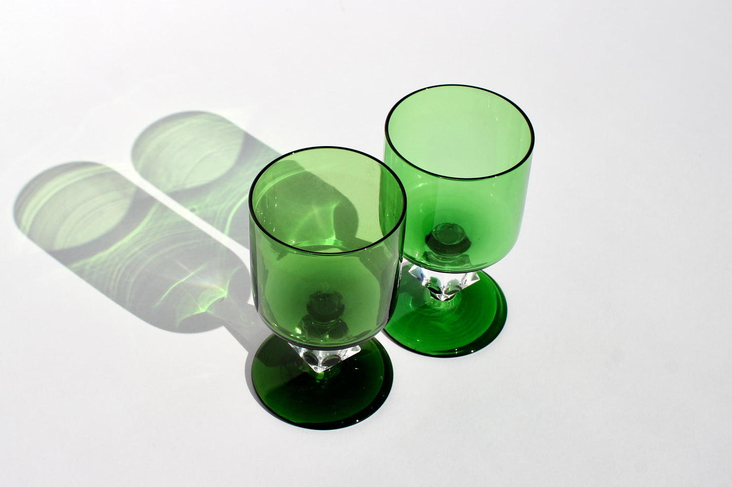 emerald green glasses