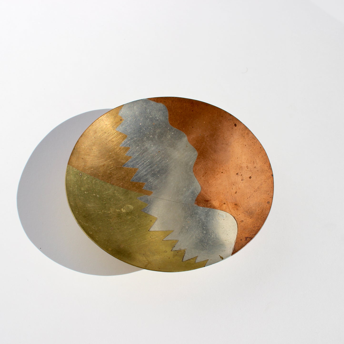 modernist mexican metal dish