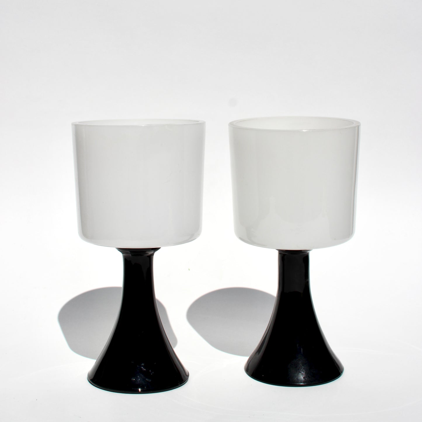 contrast candle holders (2)