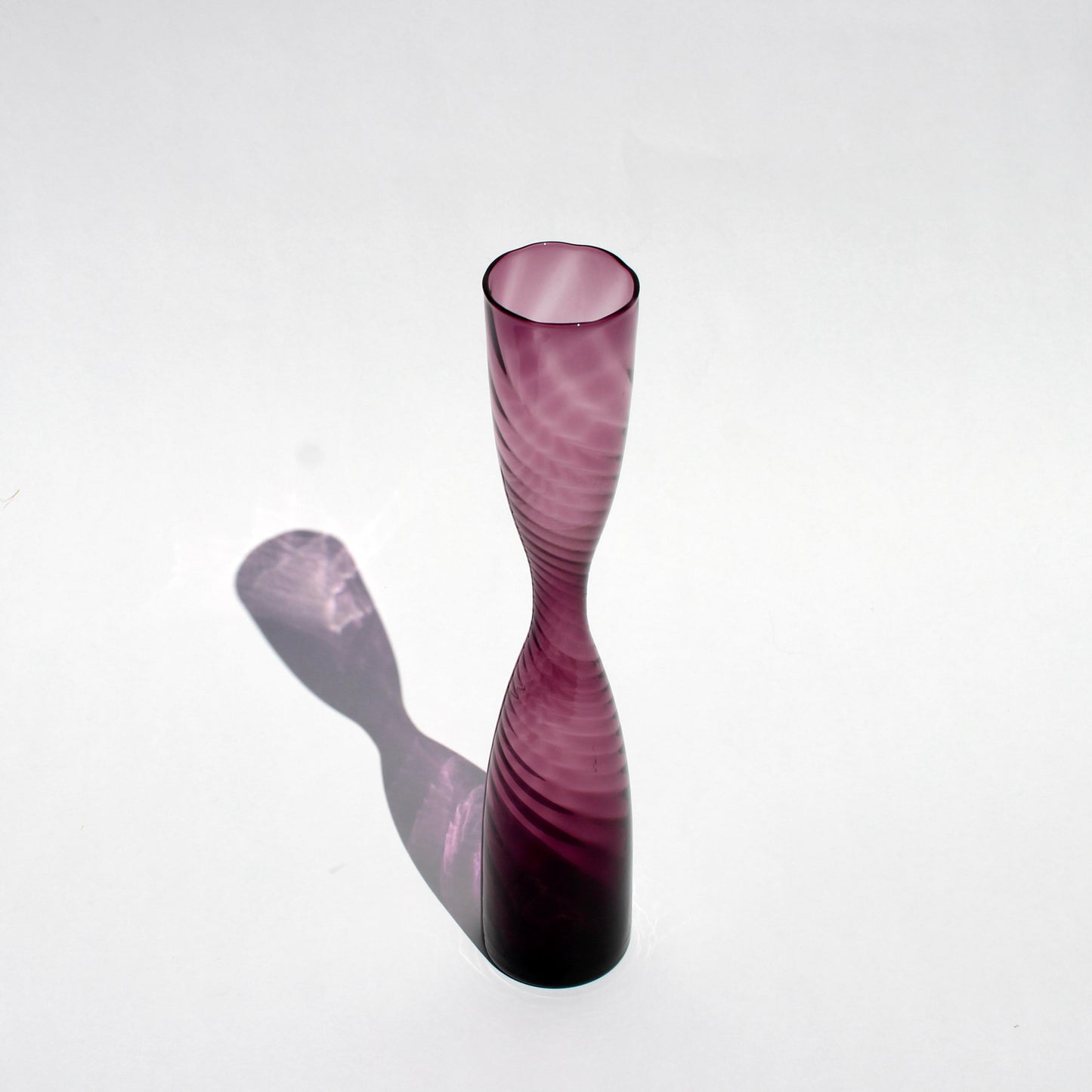 hourglass optic vase