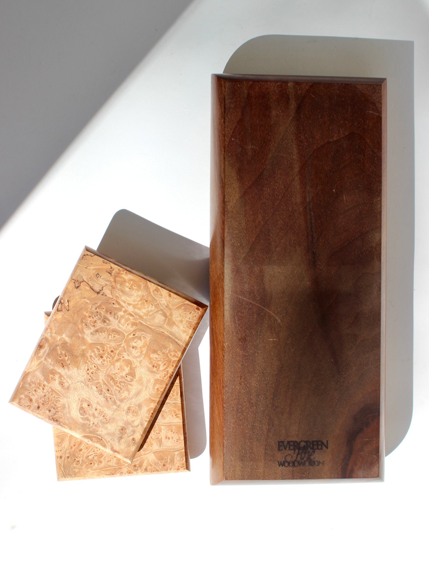 burl wood box