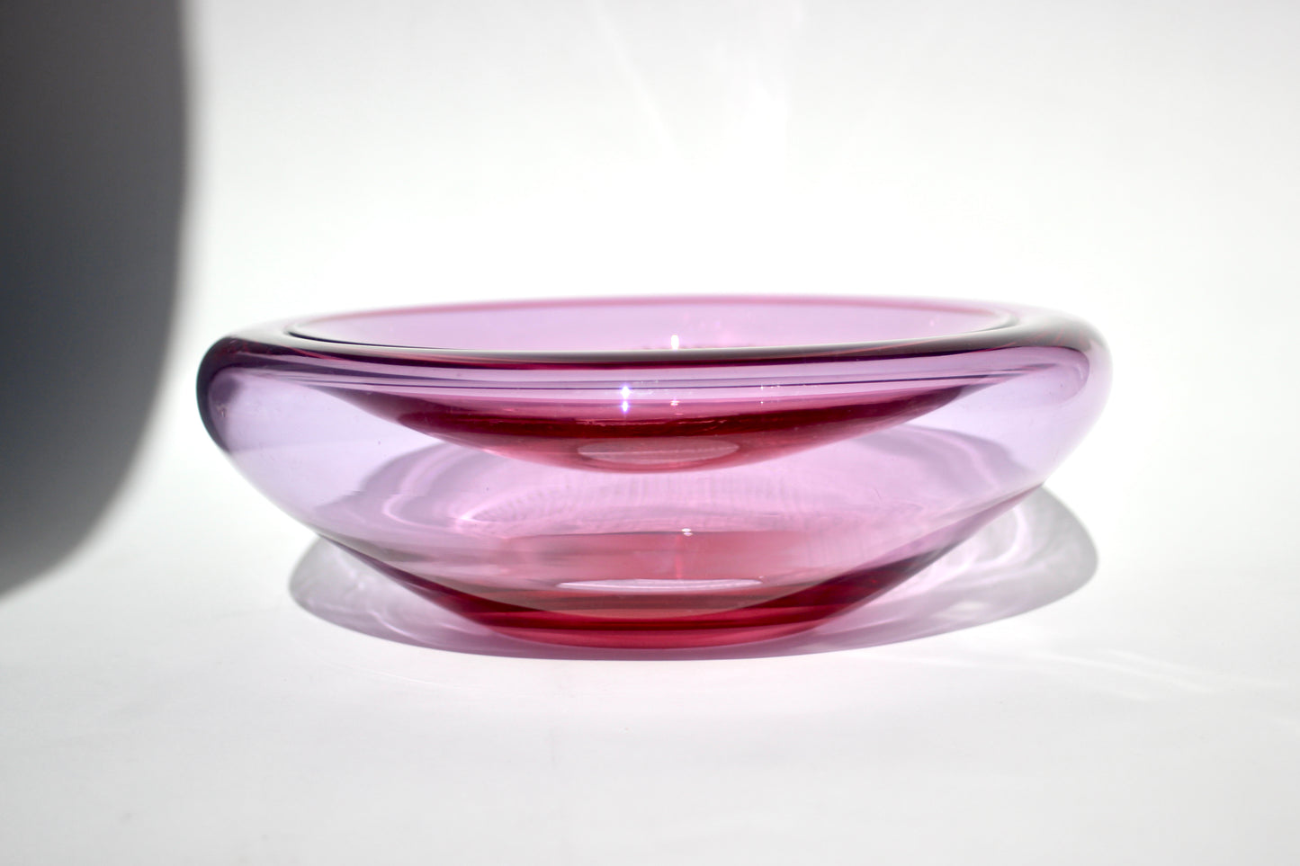 floating glass bowl